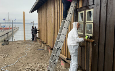 Lions Club Chiemsee-Westufer unterstützt Sanierung der Wachhütte der Wasserwacht Prien-Rimsting