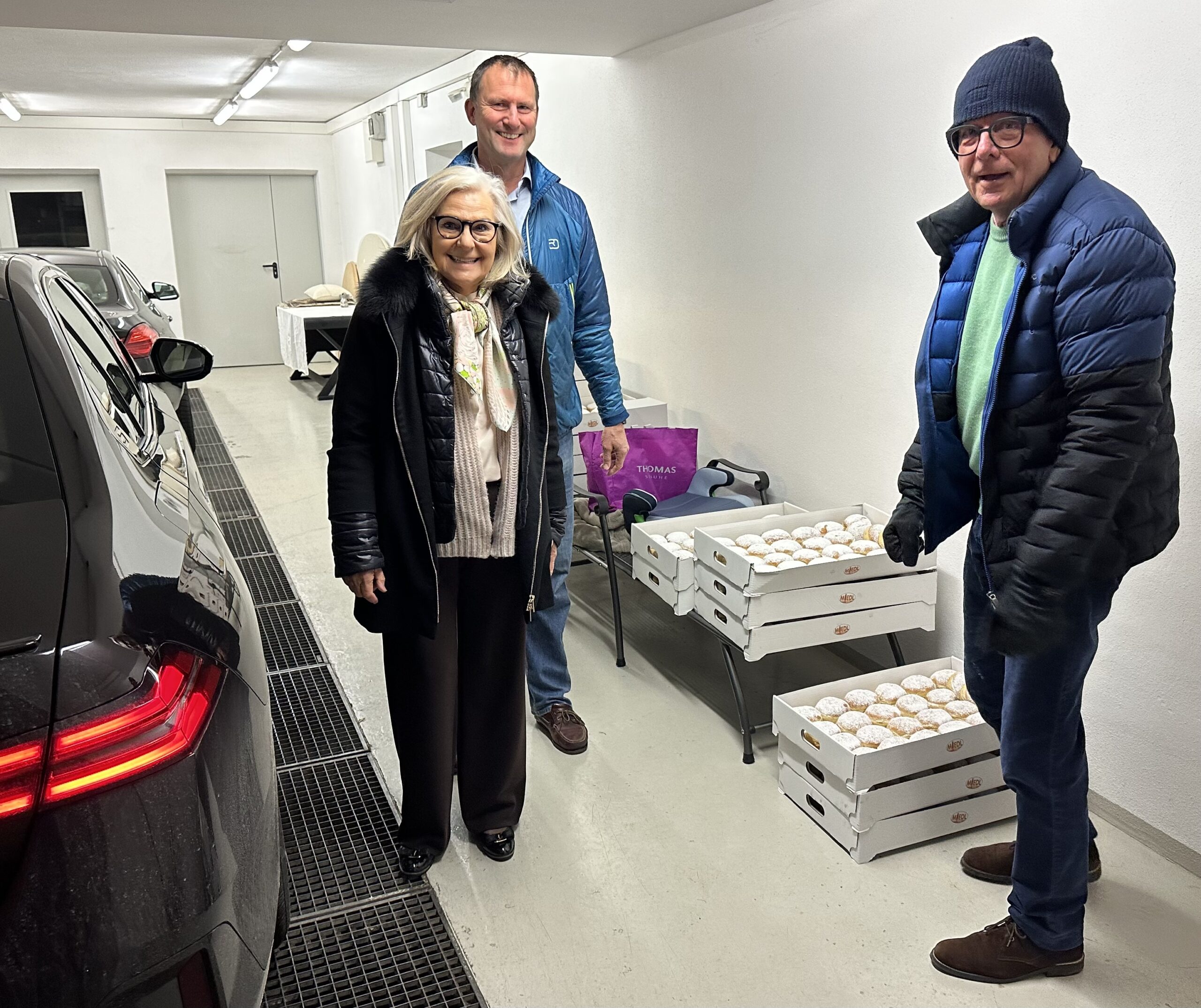 M. Hempel, D. Meltl, S. Resch Die Hauptarbeit ist geschafft