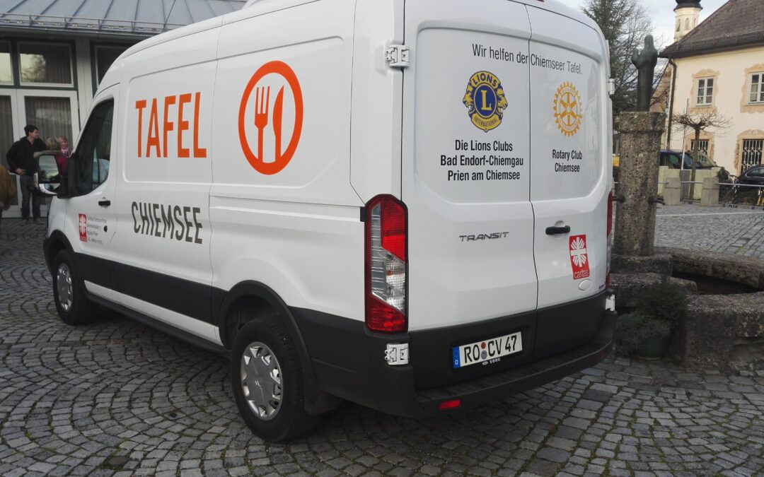 Neuer Transporter für die Tafel: Wir unterstützen mit 5.000 EUR